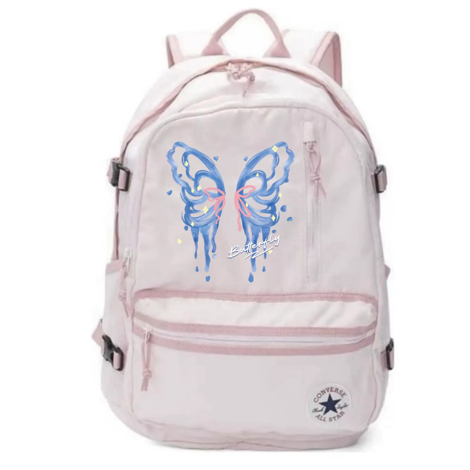 

Converse Полиэстеровый рюкзак унисекс розовый, Butterfly