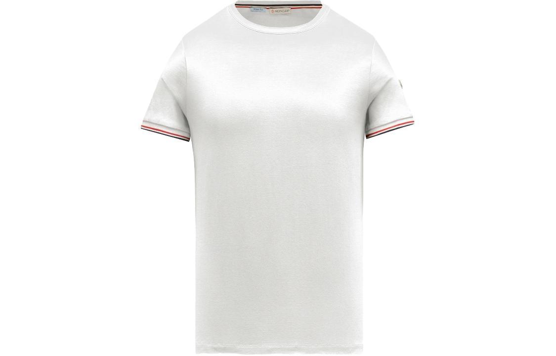 

Moncler Футболка унисекс Raw White SS24