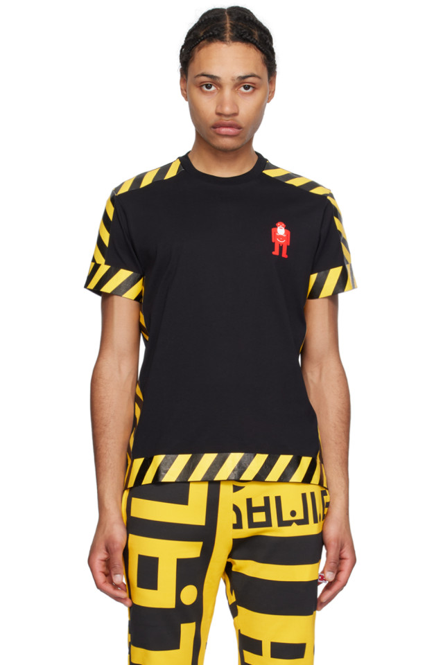 

Футболка Danger Walter Van Beirendonck, черный