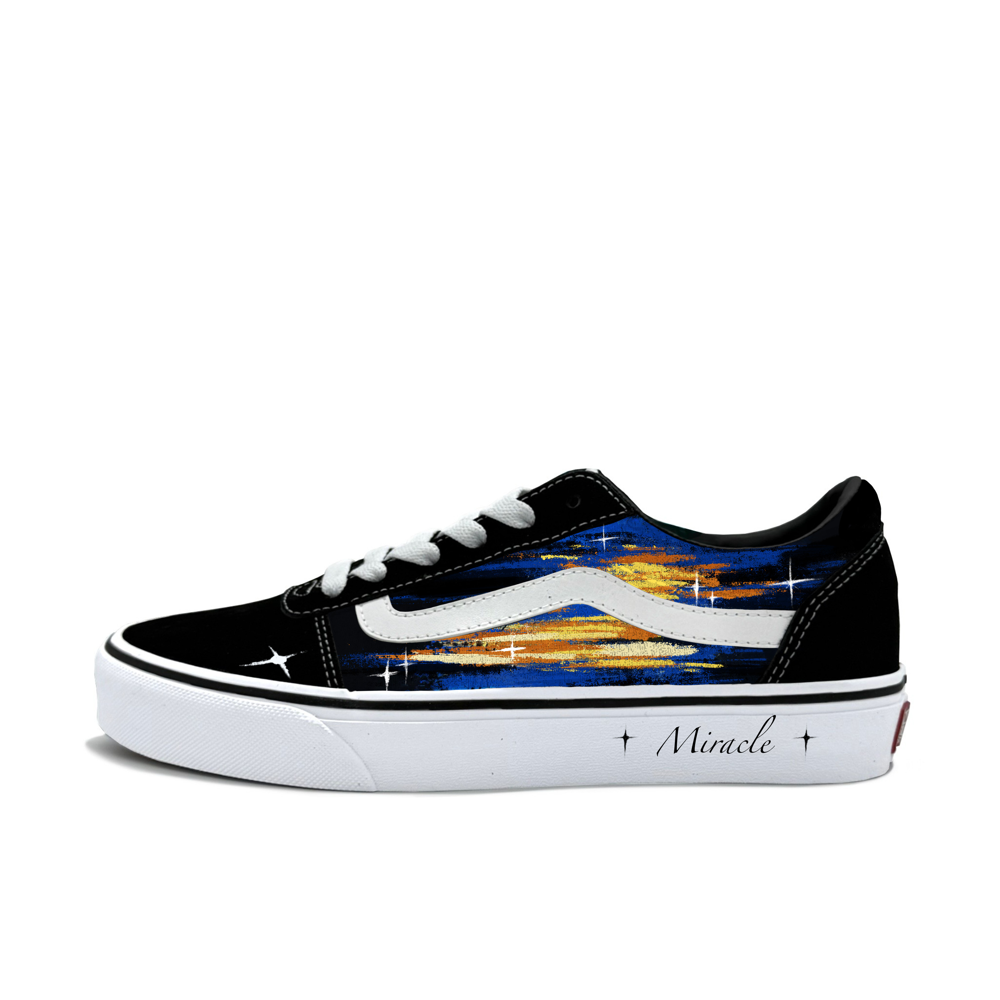 

Vans Износостойкие низкие кроссовки Ward для скейтбординга, мужские, синие