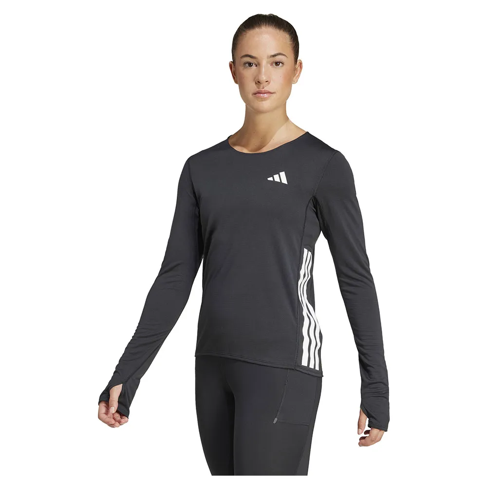 

Футболка с длинным рукавом adidas Adizero, черный