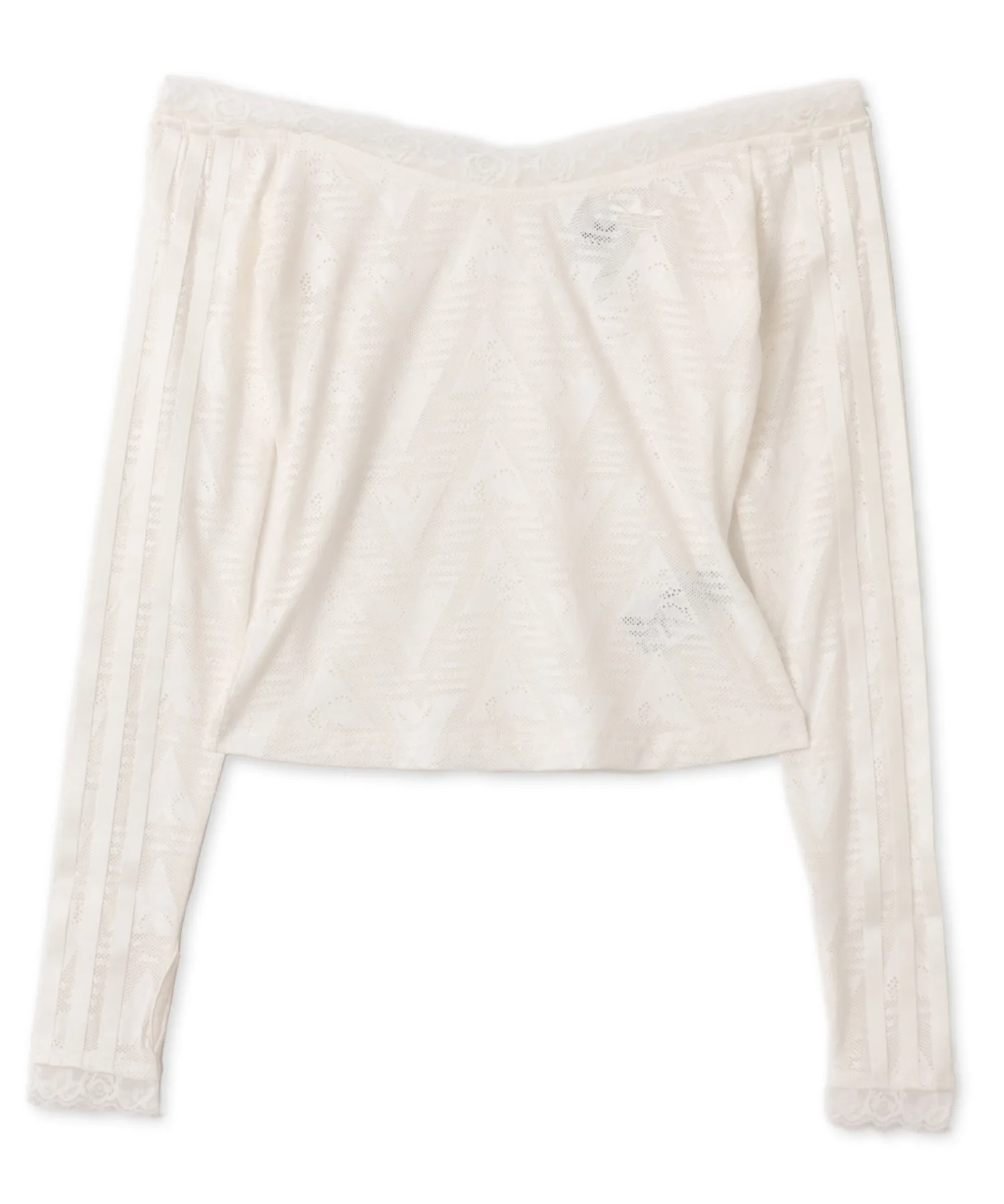 Женский топ adidas Lace Bardot Top KE3458 — фото 3