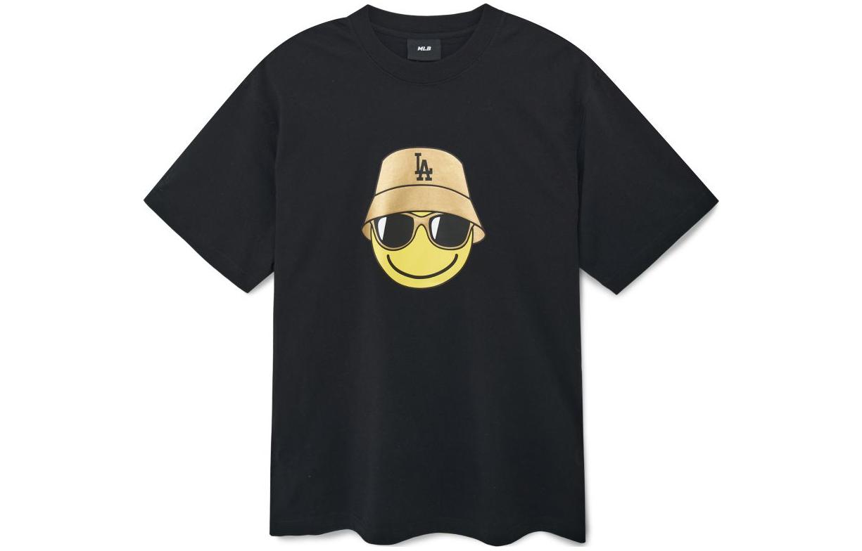 

MLB Футболка с втачным рукавом женская черная, Черный, MLB Футболка с втачным рукавом женская черная