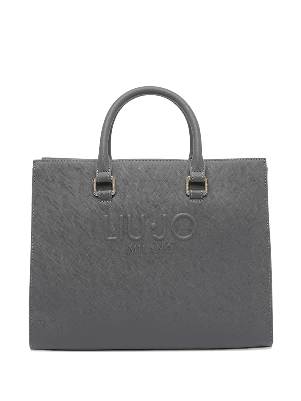 

Сумка-тоут с тиснением логотипа Liu Jo, серый