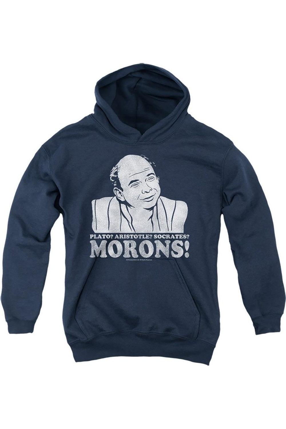 

Толстовка с капюшоном Princess Bride Morons Youth Gildan, темно-синий