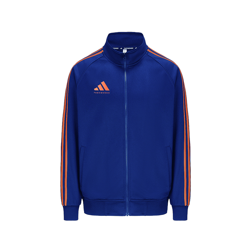 

Adidas Куртка унисекс сине-оранжевая