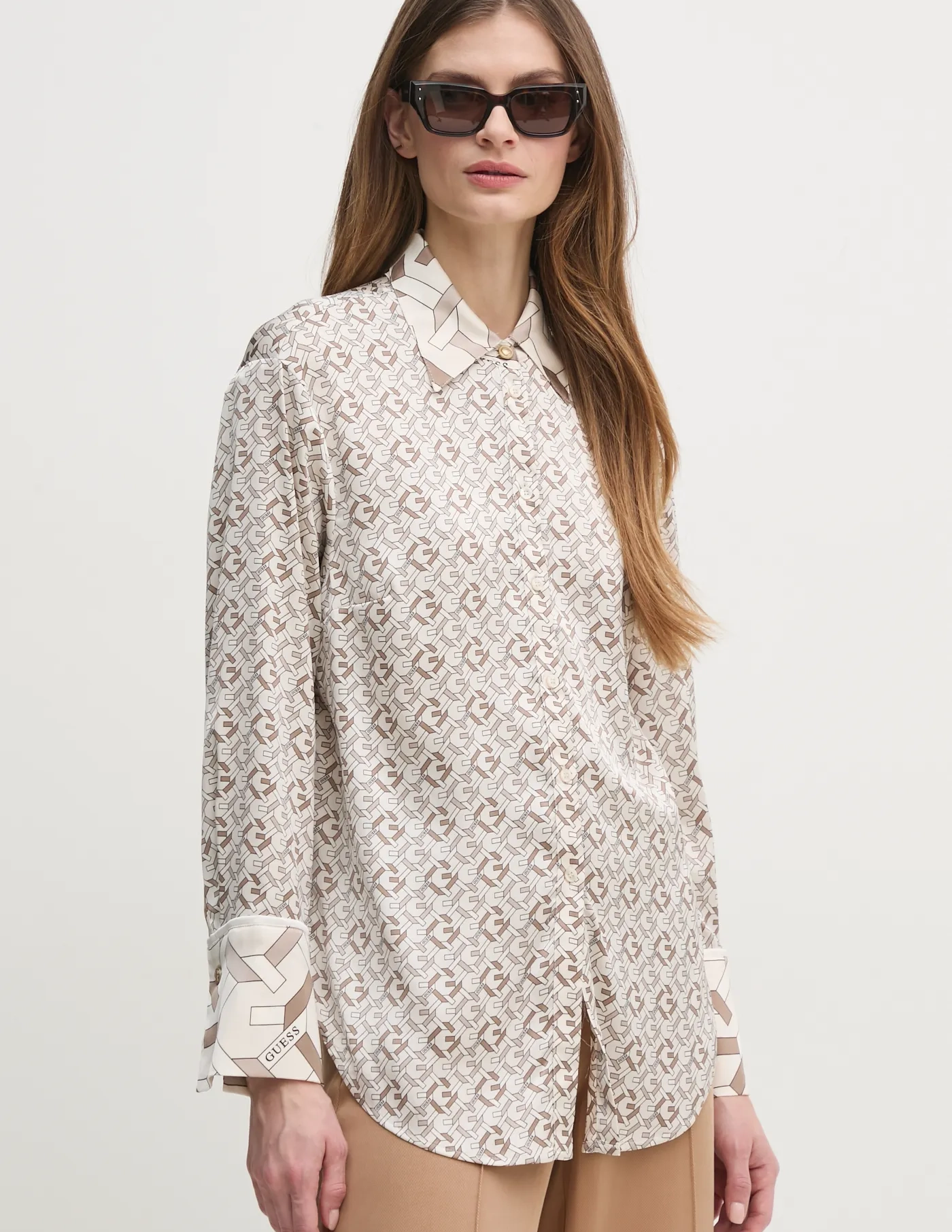 

АЛЕКСАНДРА рубашка Guess, бежевый