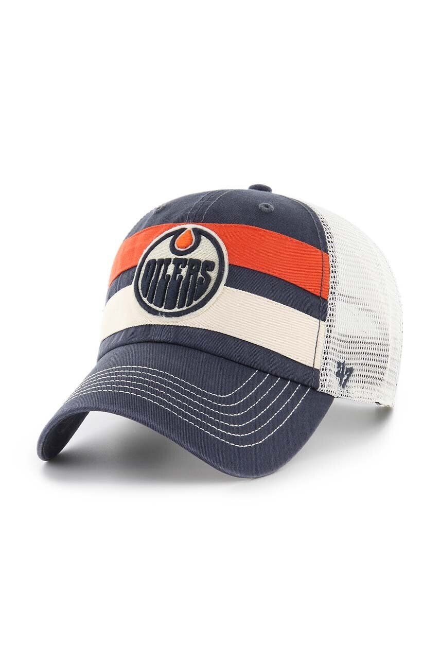 

Бейсбольная кепка 47 бренда NHL Edmonton Oilers 47 Brand, темно-синий