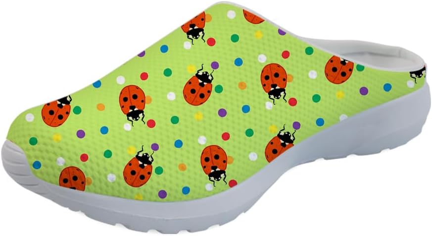 

Разноцветные садовые сабо Forchrinse с грибным рисунком для женщин и мужчин, легкие водные тапочки, домашние сандалии для кормления, с поддержкой свода стопы