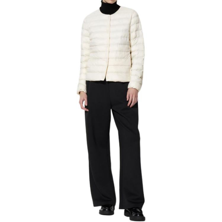 

UNIQLO Пуховик женский цвета слоновой кости, Ivory