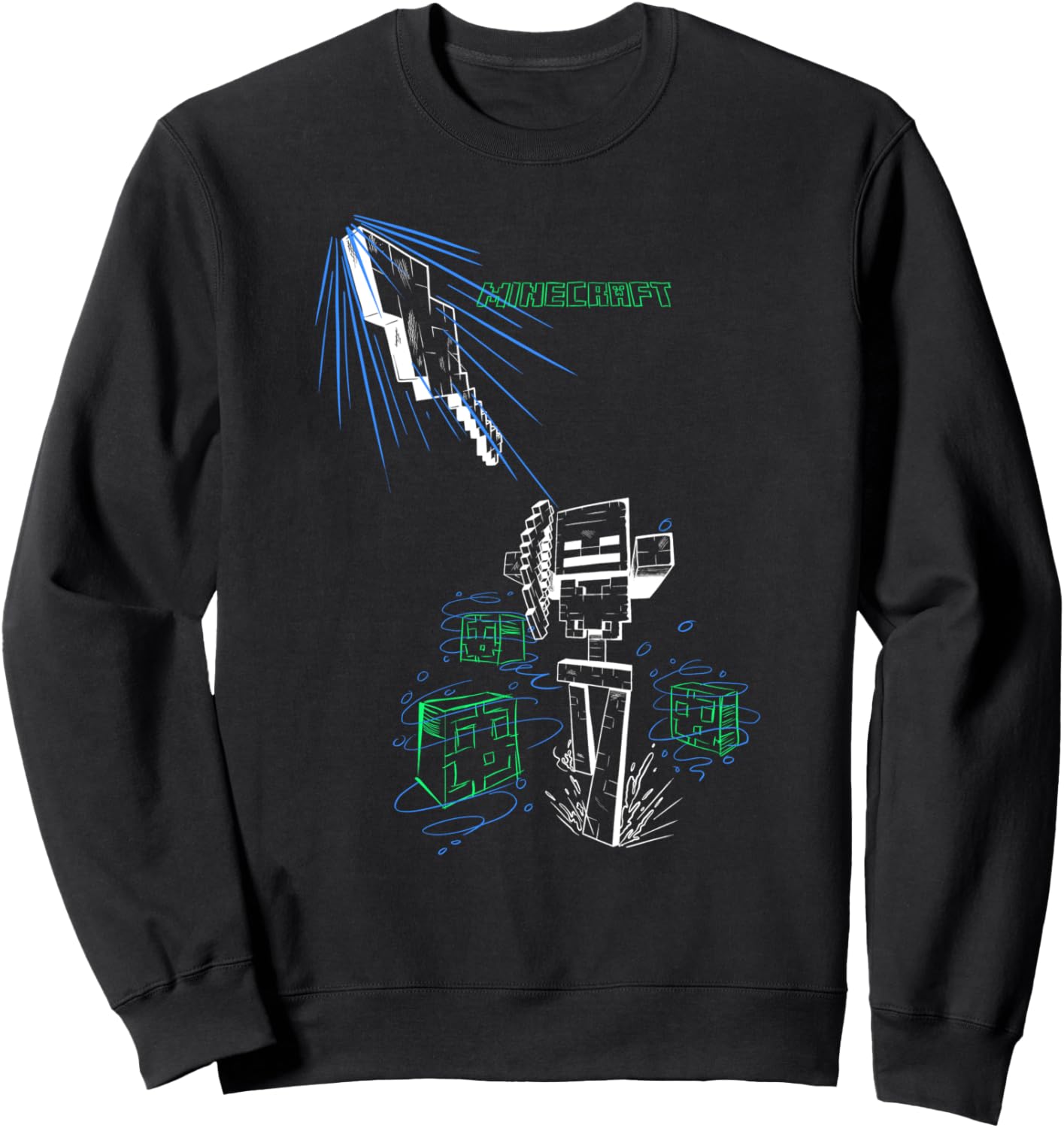 

Толстовка с логотипом Minecraft Skeleton Arrow Shot, черная, Черный, Толстовка с логотипом Minecraft Skeleton Arrow Shot, черная