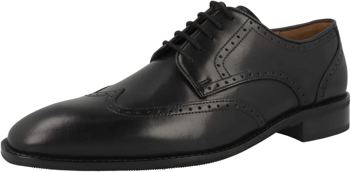 Туфли Gordon & Bros. Men's Aldo Antique Shoes, Black — фото 4