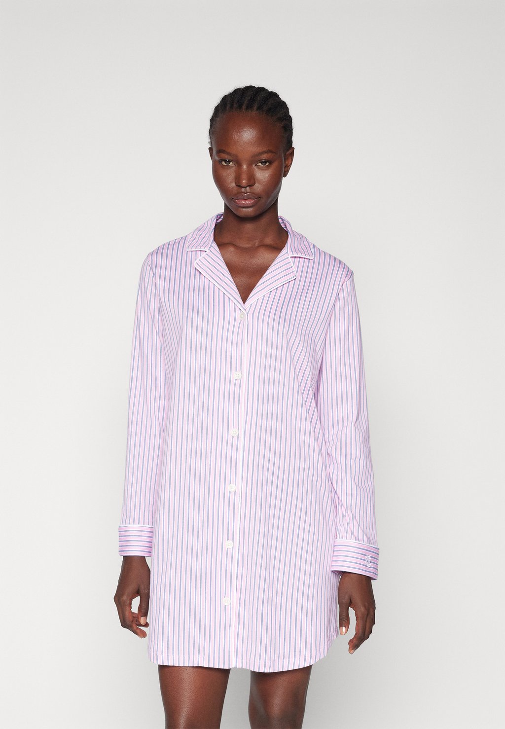 

Ночная рубашка NOTCH COLLAR SLEEPSHIRT Lauren Ralph Lauren, фуксия