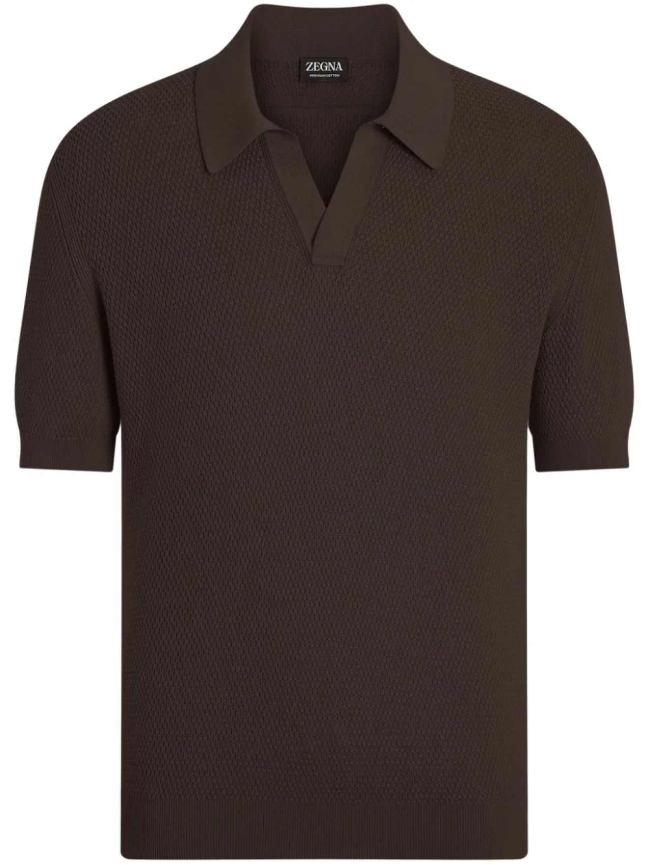 

Рубашка поло Zegna, коричневый
