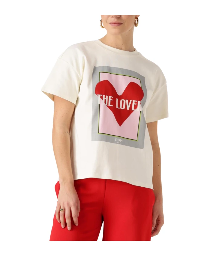 

Белая футболка, любовник Pom Amsterdam, белый