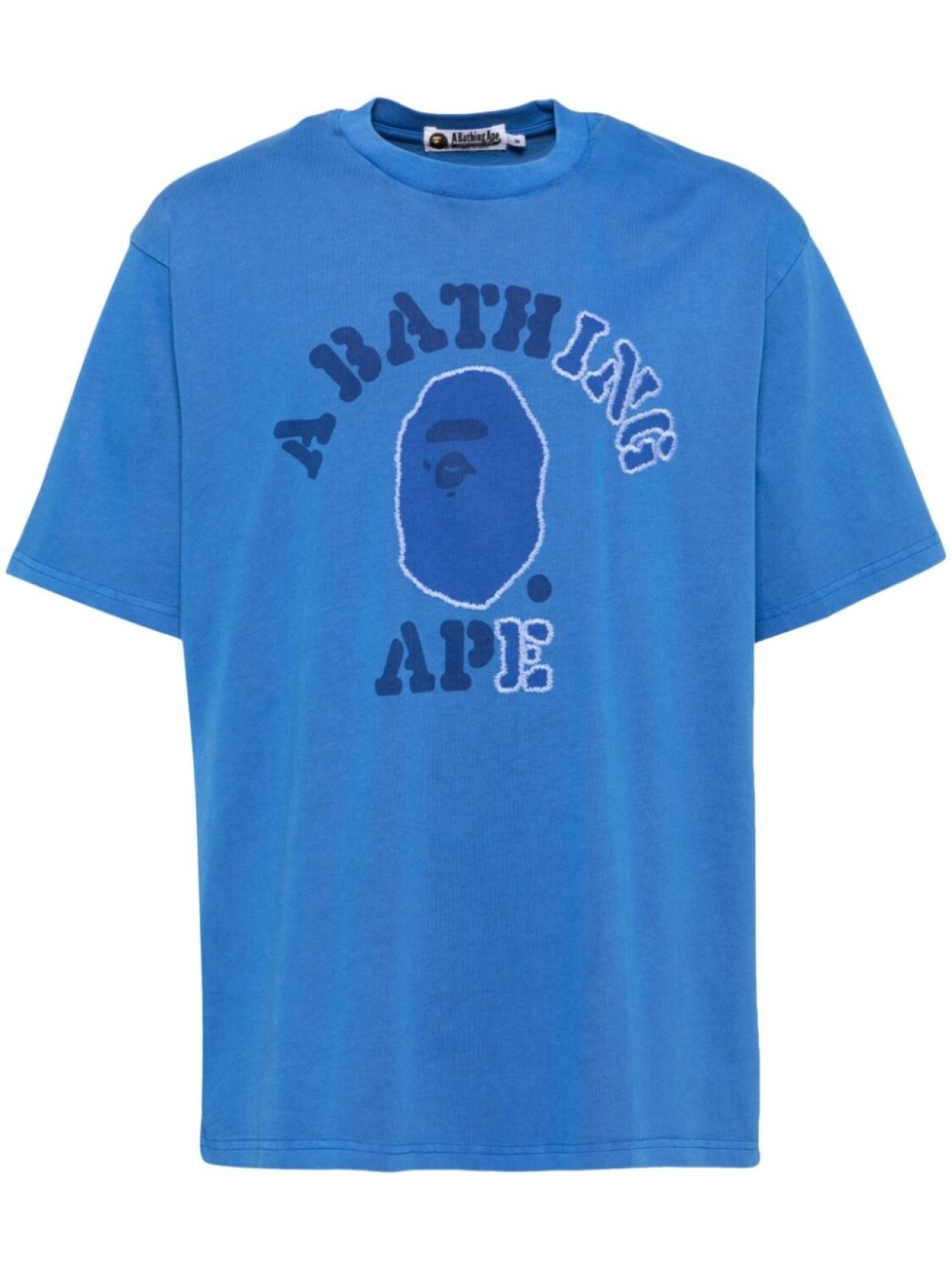 

Футболка College A BATHING APE, синий