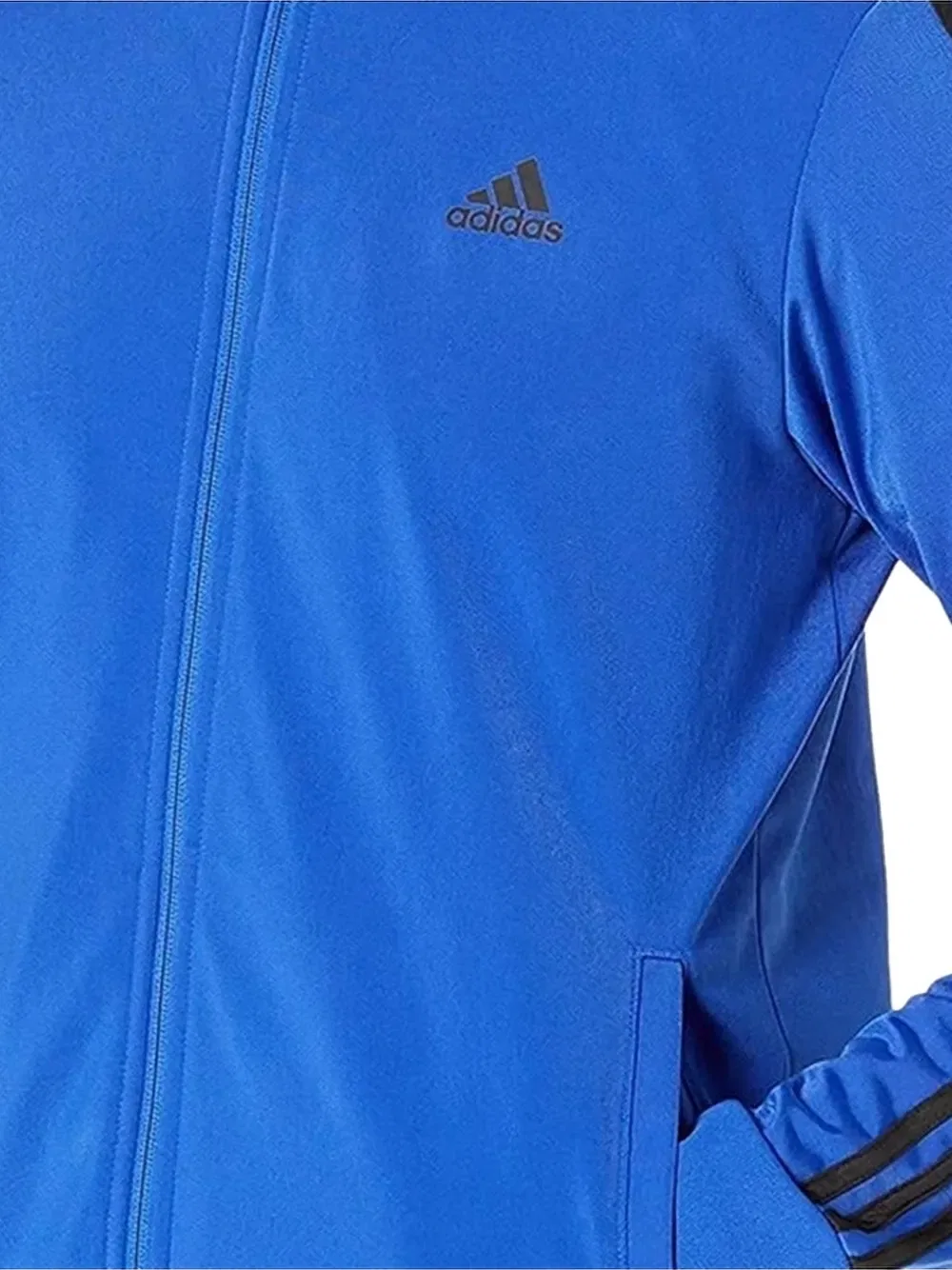Спортивная куртка с тремя полосками Adidas, синий — фото 2