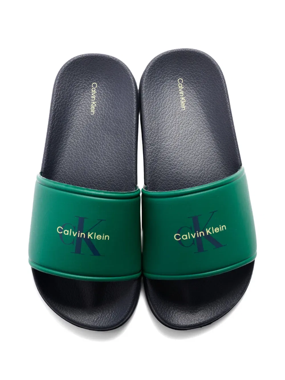 Сандалии с логотипом Calvin Klein Kids, зеленый — фото 3