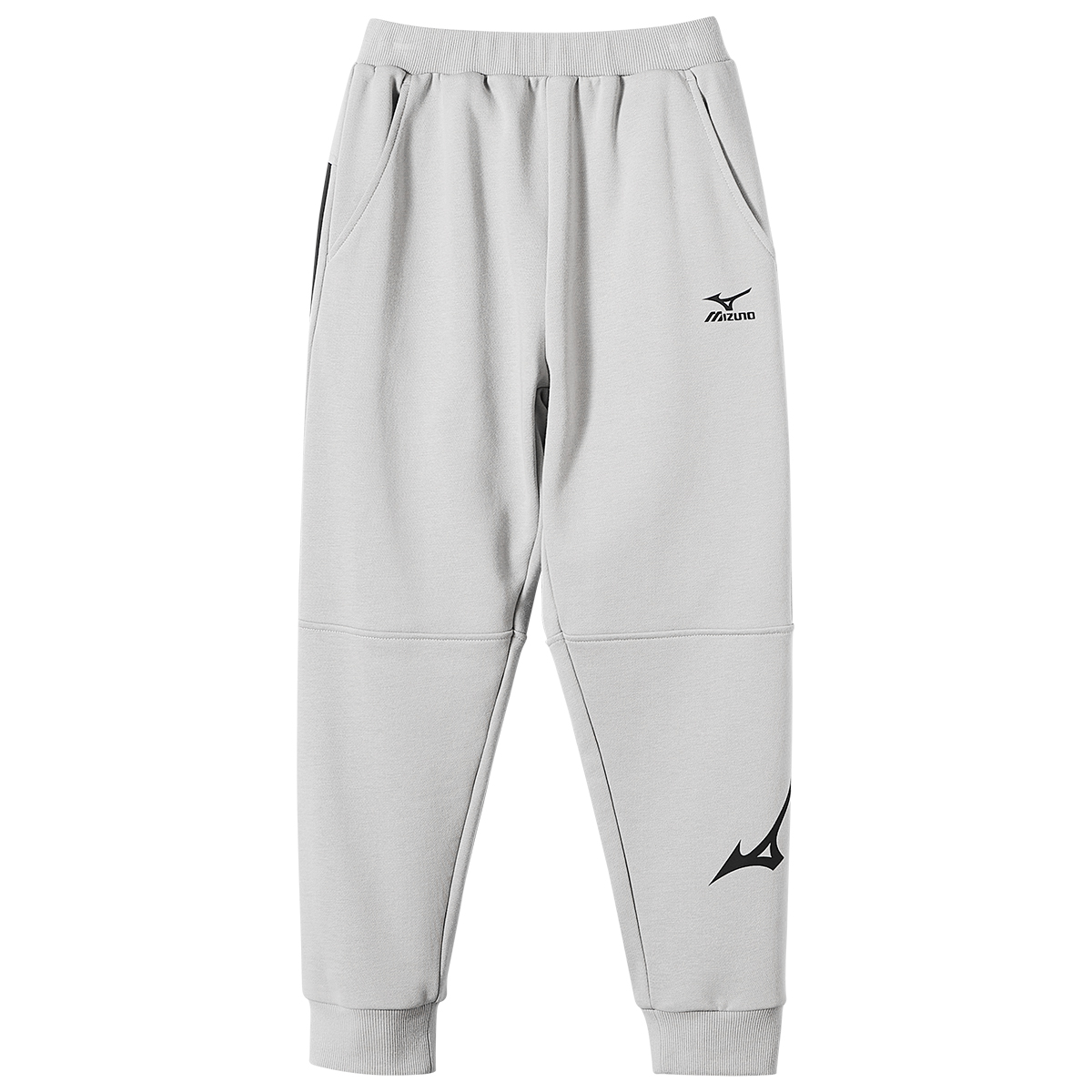Вязаные спортивные штаны для детей Mizuno, серый — фото 2