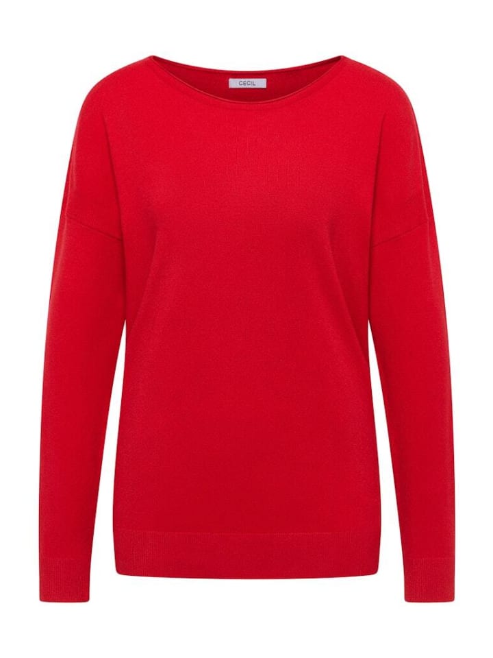 

Свитер огненно-красного цвета Cecil