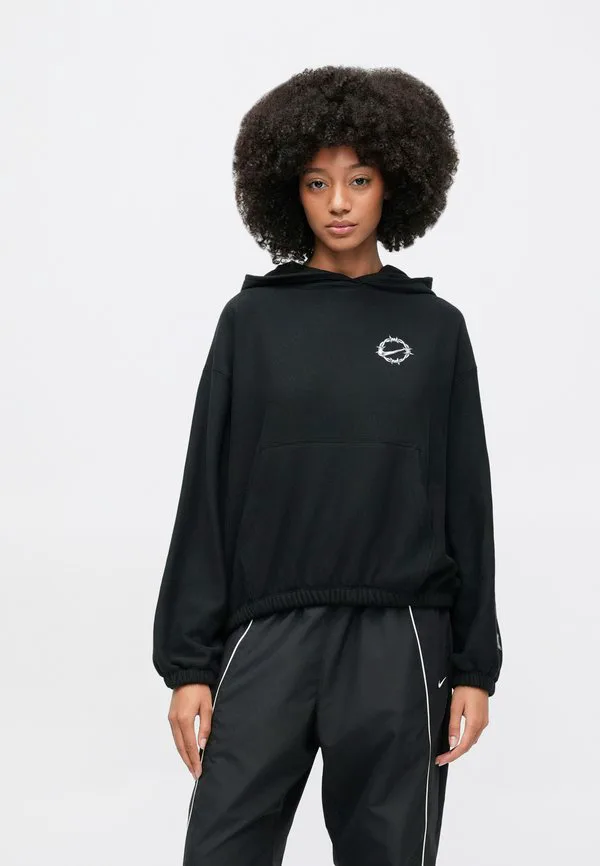 Худи в уличном стиле Nike Sportswear, Black/College Grey — фото 4