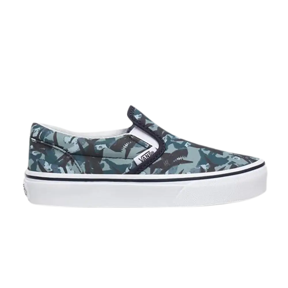 Классические детские слипоны Vans, синий