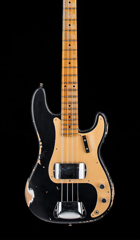 

Басс гитара Fender Custom Shop '58 P Bass Heavy Relic - Aged Black #65886