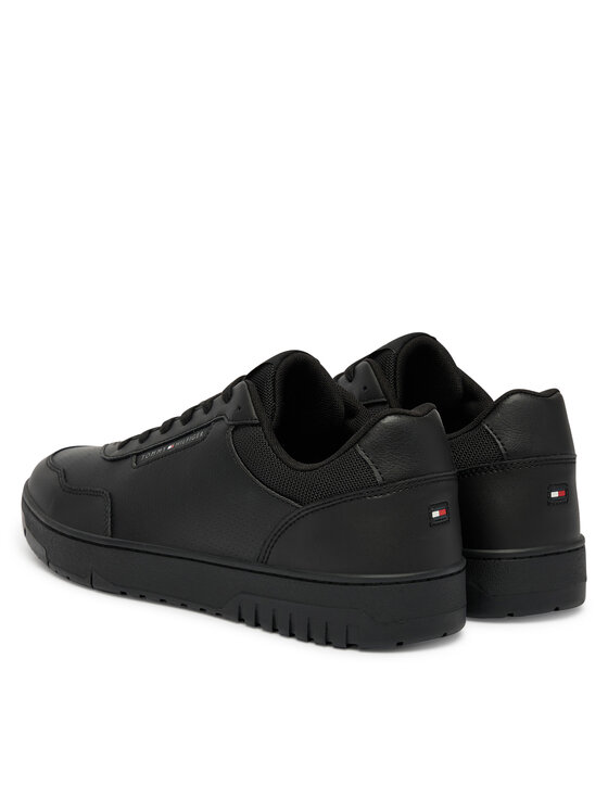 Кроссовки Th Basket Core Lite Lth FM0FM05713 Tommy Hilfiger, черный — фото 3