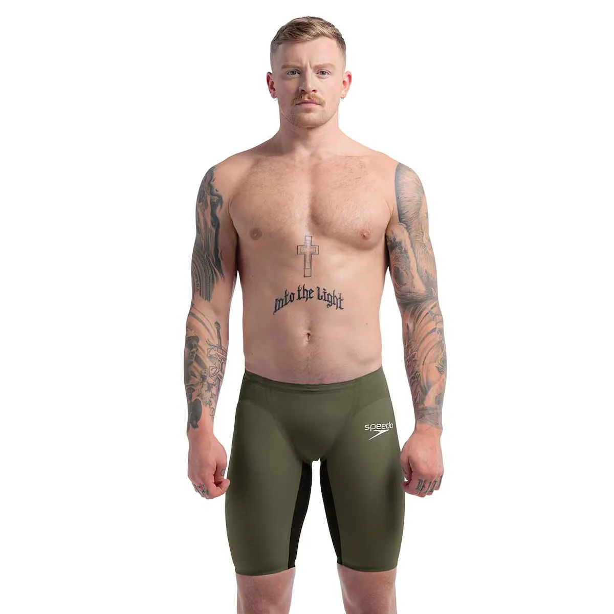 

Мужской плавательный костюм Fastskin LZR Pure Valor 2.0 Jammer Speedo, зеленый