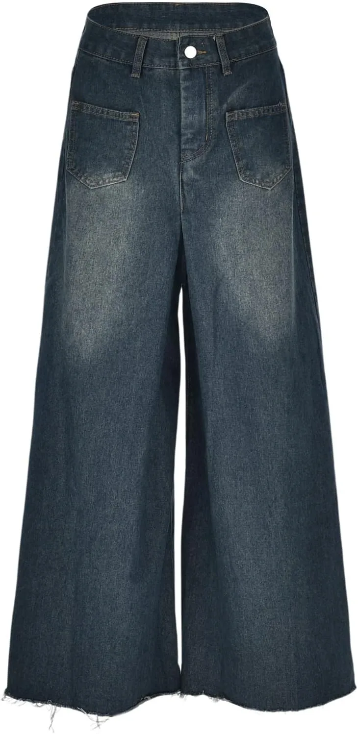 Джинсы женские Vintage High Waist Wide Leg — фото 2