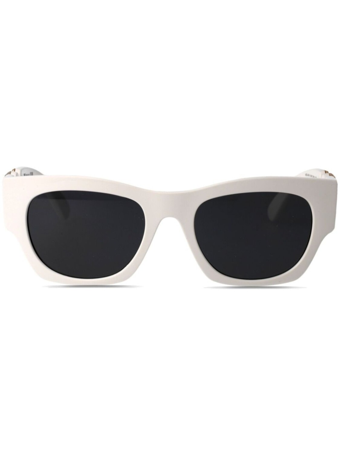

Солнцезащитные очки в квадратной оправе Versace Eyewear, белый