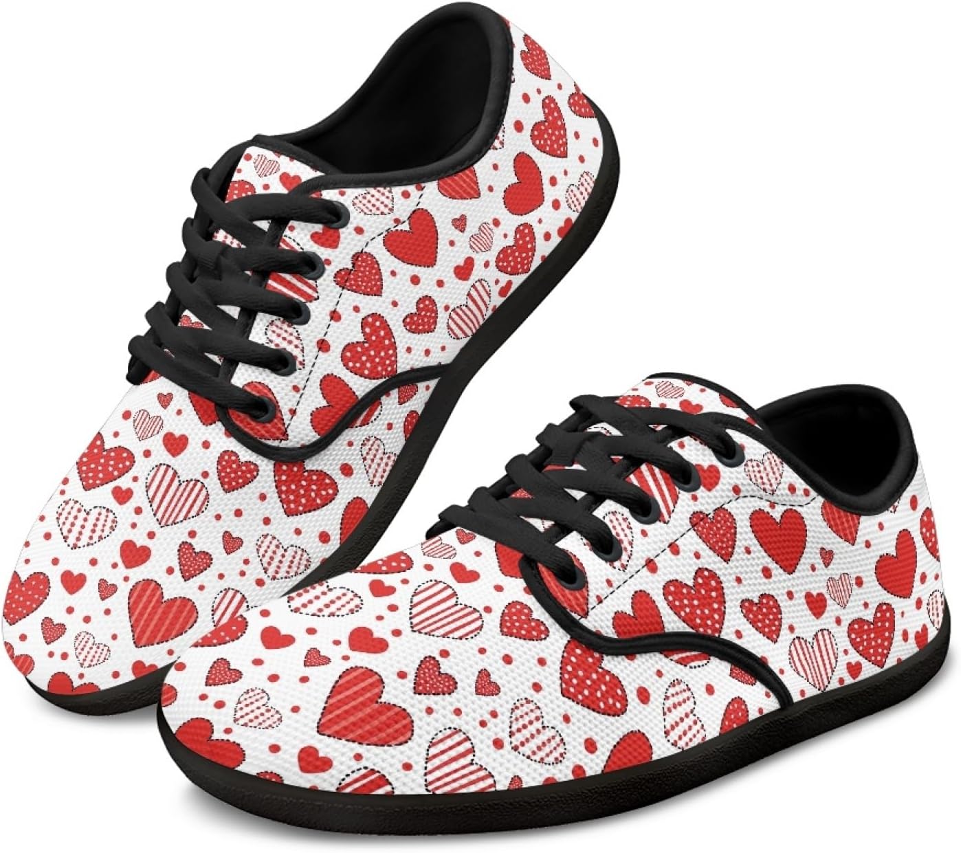 

Мужские кроссовки HUIACONG для босоногих мужчин и женщин, кроссовки с нулевым перепадом высоты подошвы, Valentine's Heart