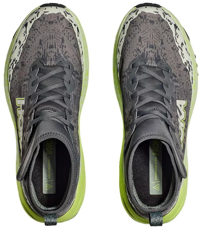 Мужские кроссовки HOKA Speedgoat 6 Mid GTX, зеленый — фото 2