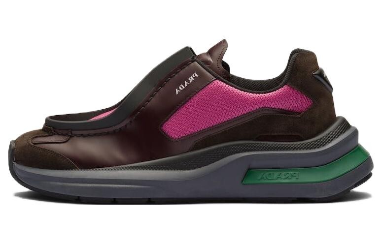 

Кроссовки мужские Prada Lifestyle, коричневый / розовый