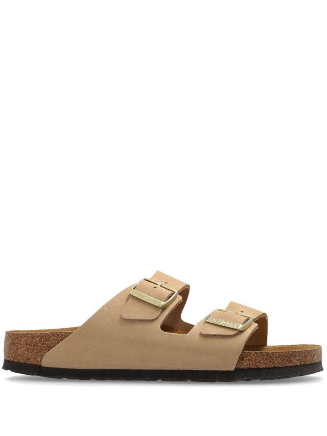 Birkenstock сандалии из кожи Аризона, нейтральный цвет