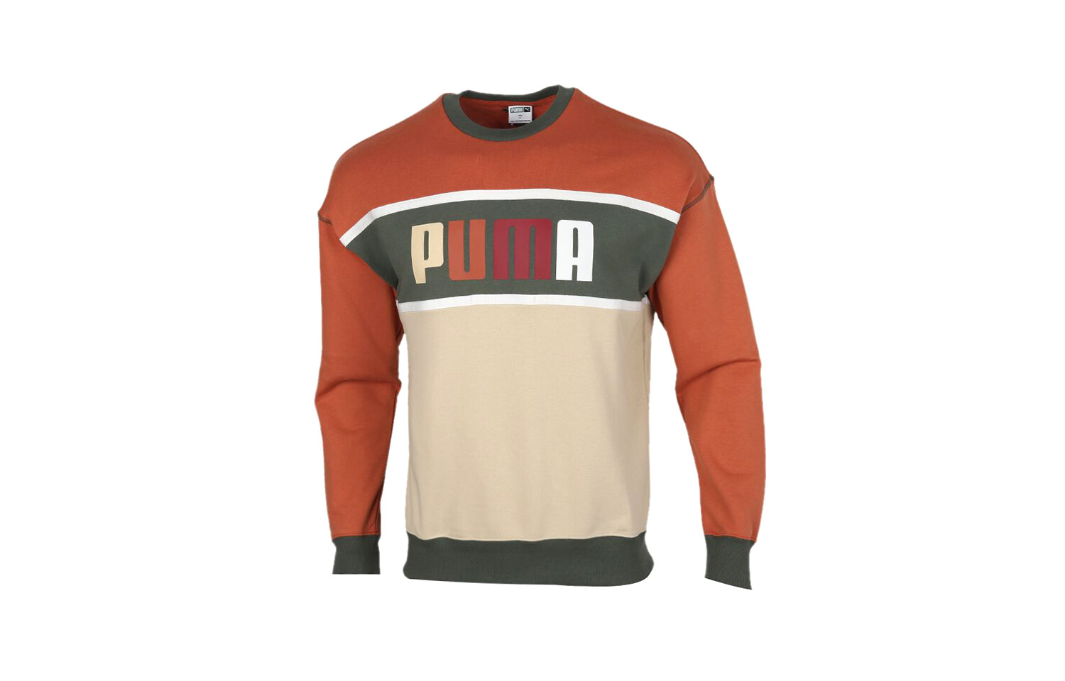 

Толстовка мужская серая зеленая коричневая цветовая схема Puma, зеленый