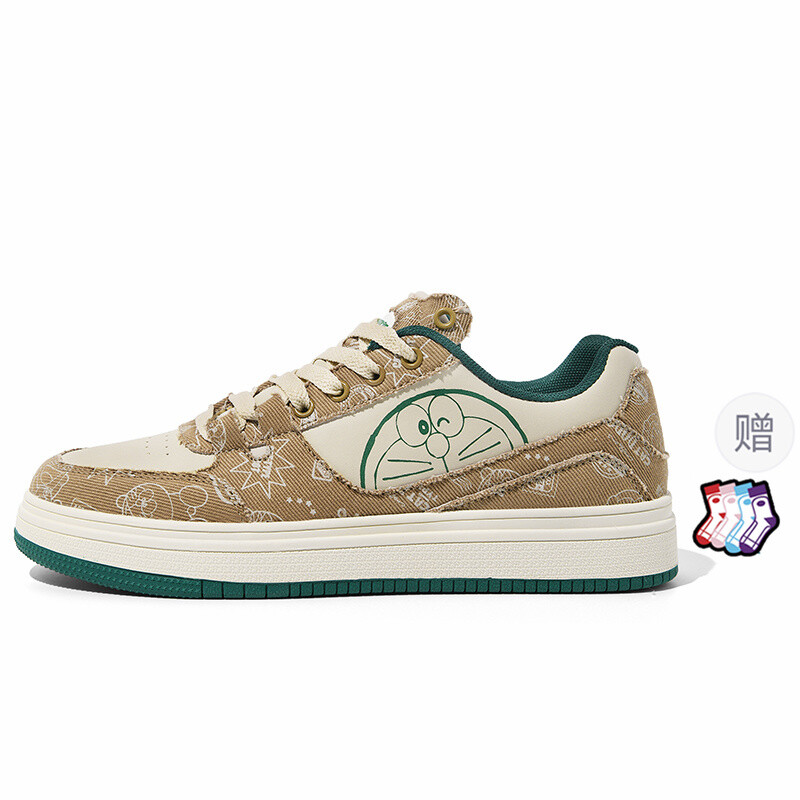 

Кроссовки Doraemon Skateboarding Shoes Unisex Low-top, белый
