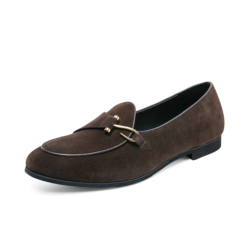 

KUPE Мужские повседневные туфли мужские низкие топы коричневые, цвет Brown