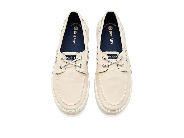 Кроссовки парусиновые Bahama Sneaker Sperry Kids, Bone Washed Canvas — фото 3