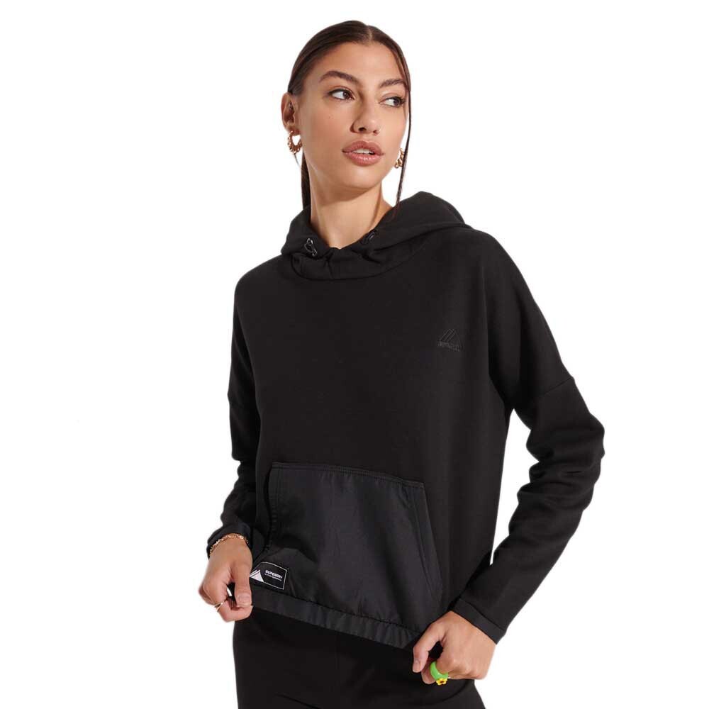 

Худи Superdry Mountain Tech Crop, черный