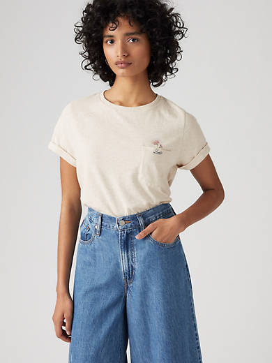 

Футболка с рисунком Марго Levi's, цвет Delicate Embroidery - White