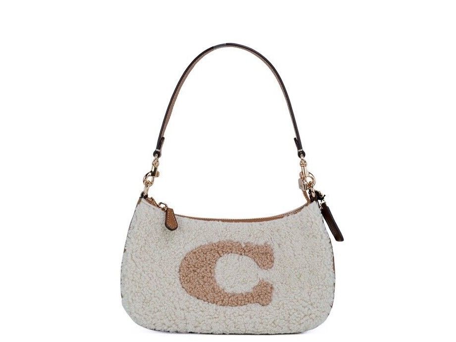 

Сумочка-кошелек через плечо Teri Small из овчины и кожи с логотипом Coach
