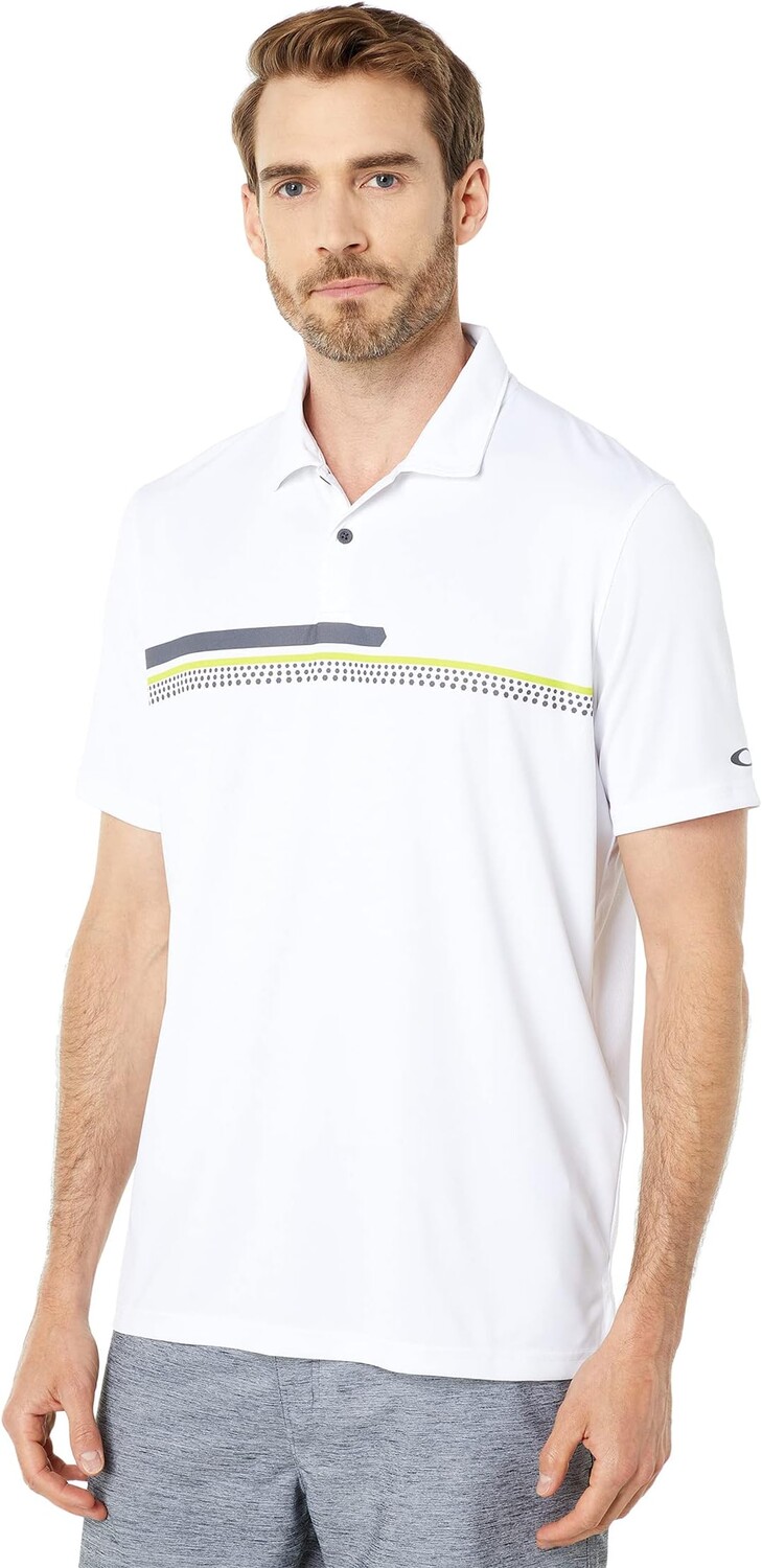 

Поло Oakley Hexsplit Stripe Recycled Polo, белый