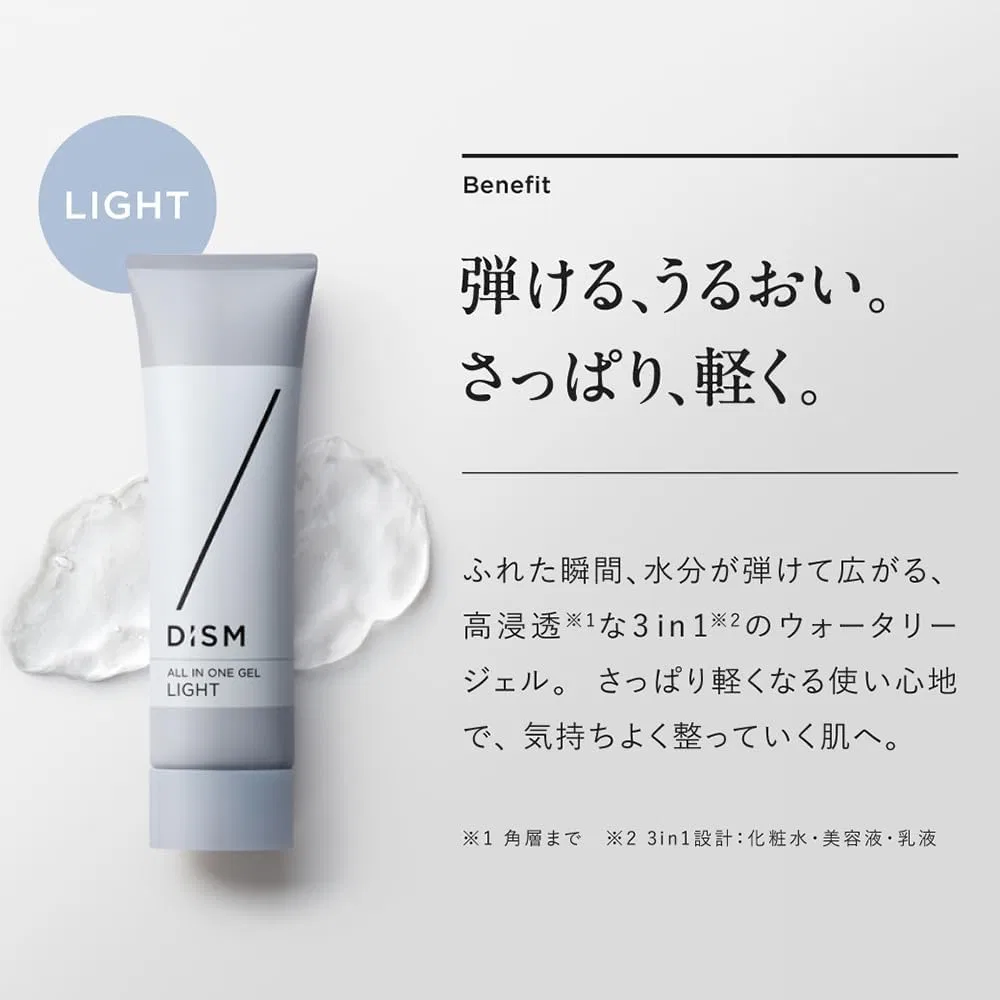 Набор для ухода за кожей All-in-One Gel Light + Creamy Foam Wash Dism, 2 шт — фото 3