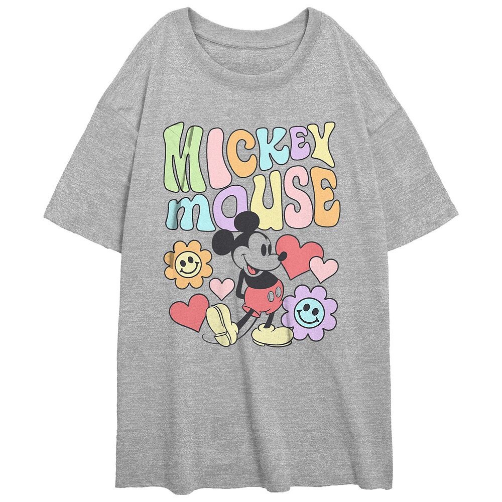 

Большая футболка в стиле Groovy для юниоров с Микки Маусом Disney's, цвет Athletic Heather