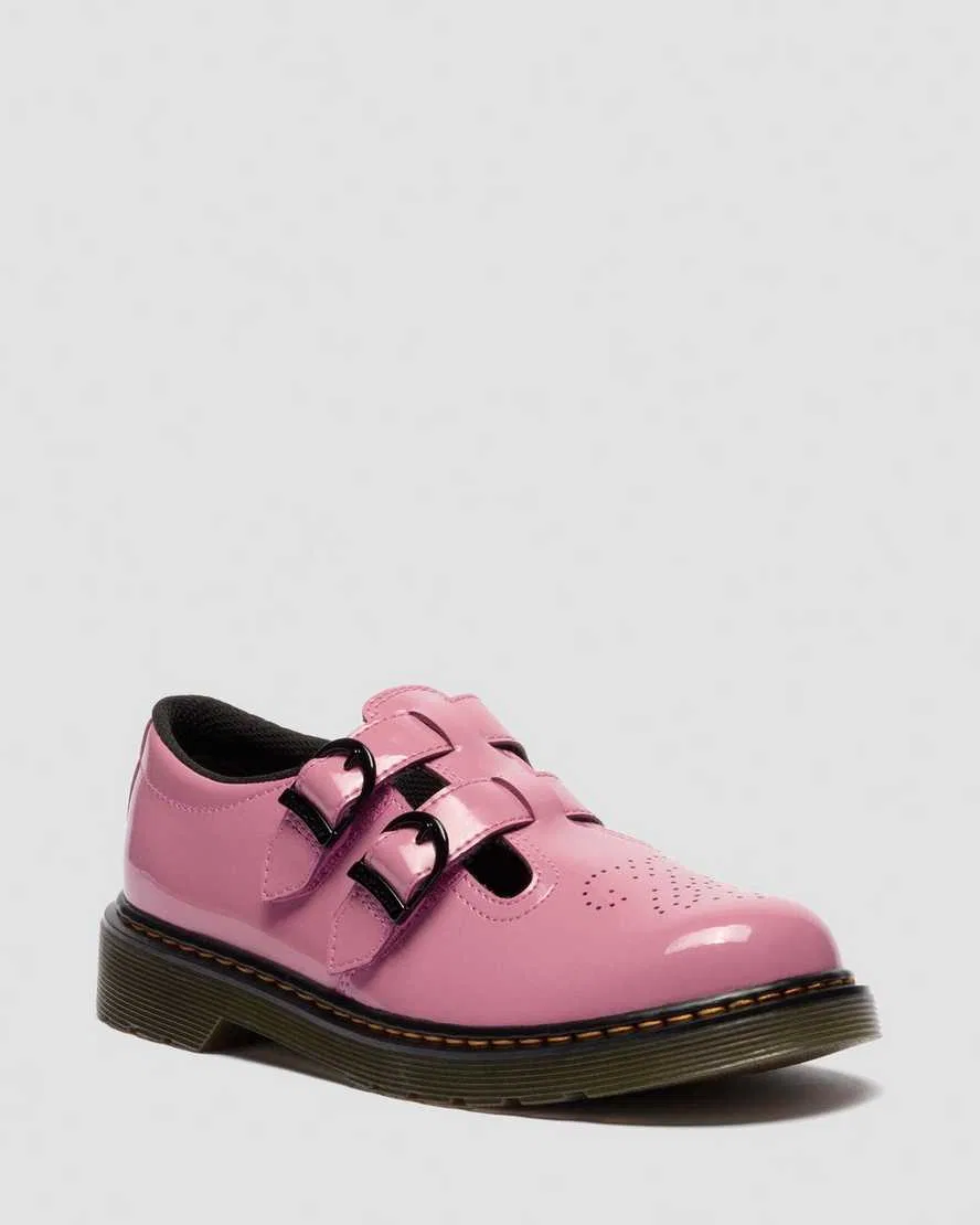 Детские туфли Dr Martens 8065 "Мэри Джейн", лакированные, розовый