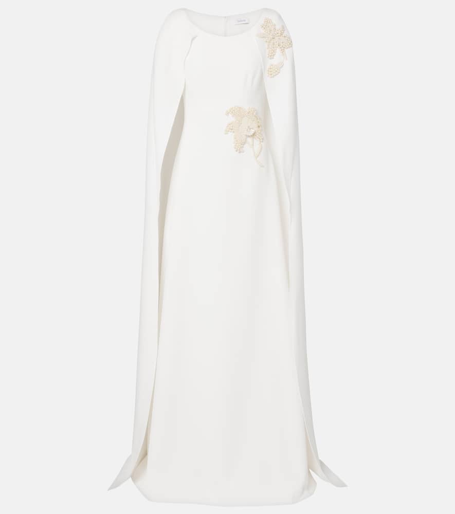 

Платье Yuna из крепа с искусственным жемчугом Safiyaa, Ivory With Pearl