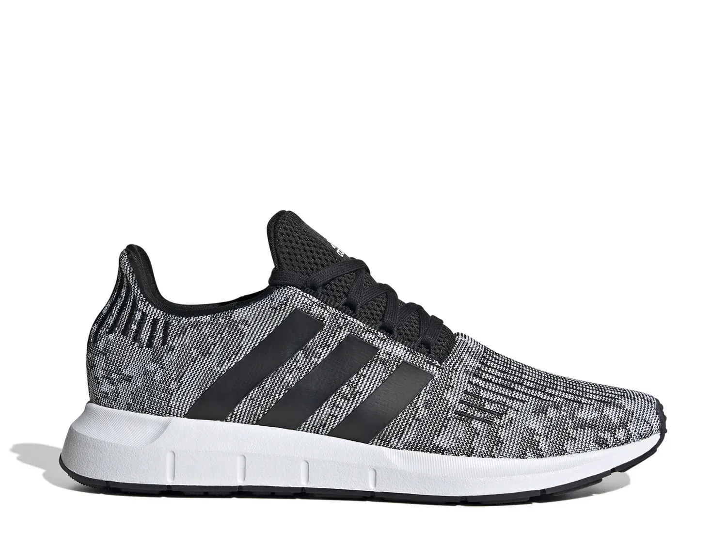 Кроссовки Adidas Swift Run 1.0 — мужские, черные/белые — фото 3