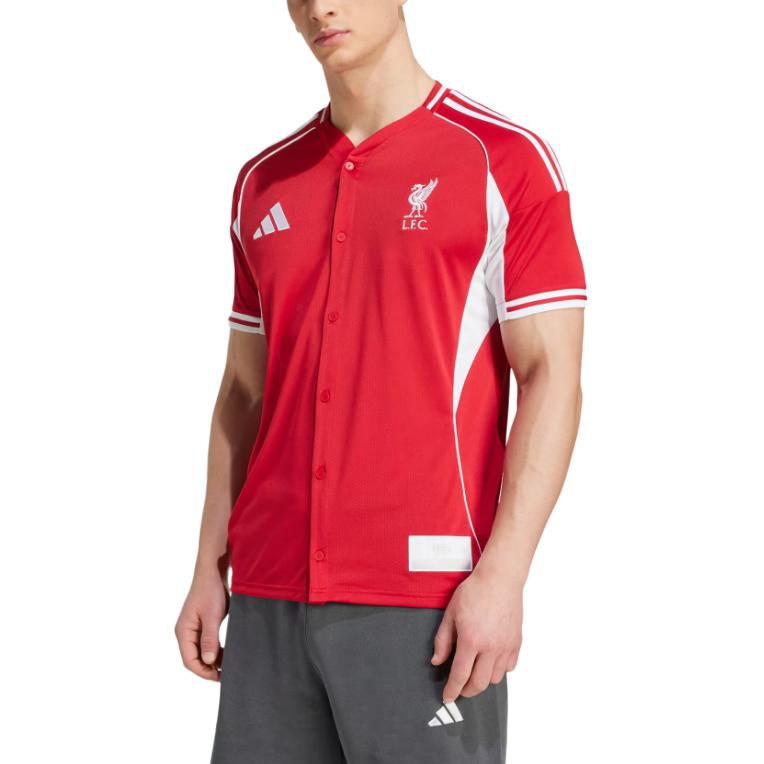 Футболка Football SS25 Soccer Jersey Men's Adidas, красный — фото 2
