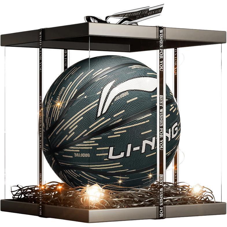 

LINING Радужная коллекция резиновый баскетбольный мяч army green размер 7 размер 5 мяч для тренировок соревнования unisex китай